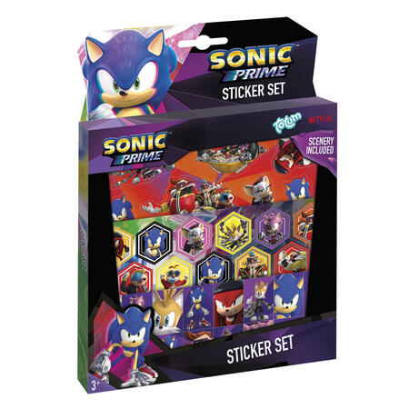 Sonic dárkový box se samolepkami - 1