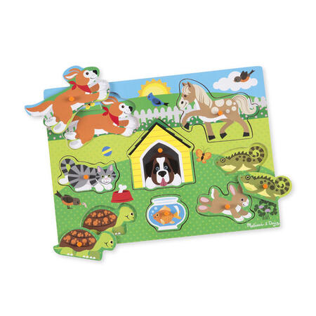 Dřevěné puzzle Domácí zvířata - 1