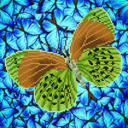 DIAMOND DOTZ Motýl zelený - 1