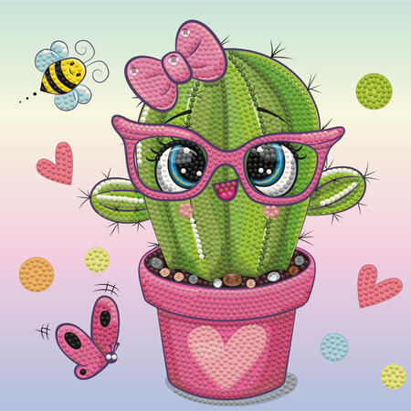 DOTZIES Růžový kaktus